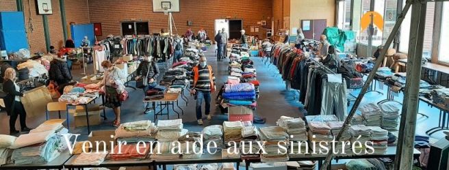 Présence de notre UP aux côtés des sinistrés des&nbsp;inondations