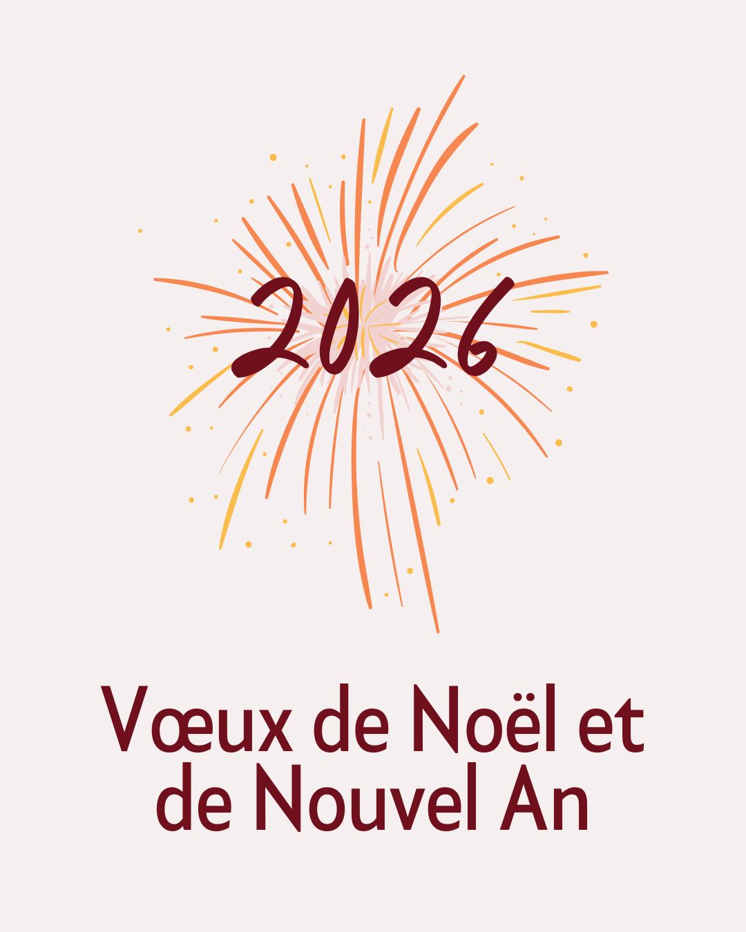 Vœux de Noël 2025 et de Nouvel An&nbsp;2026