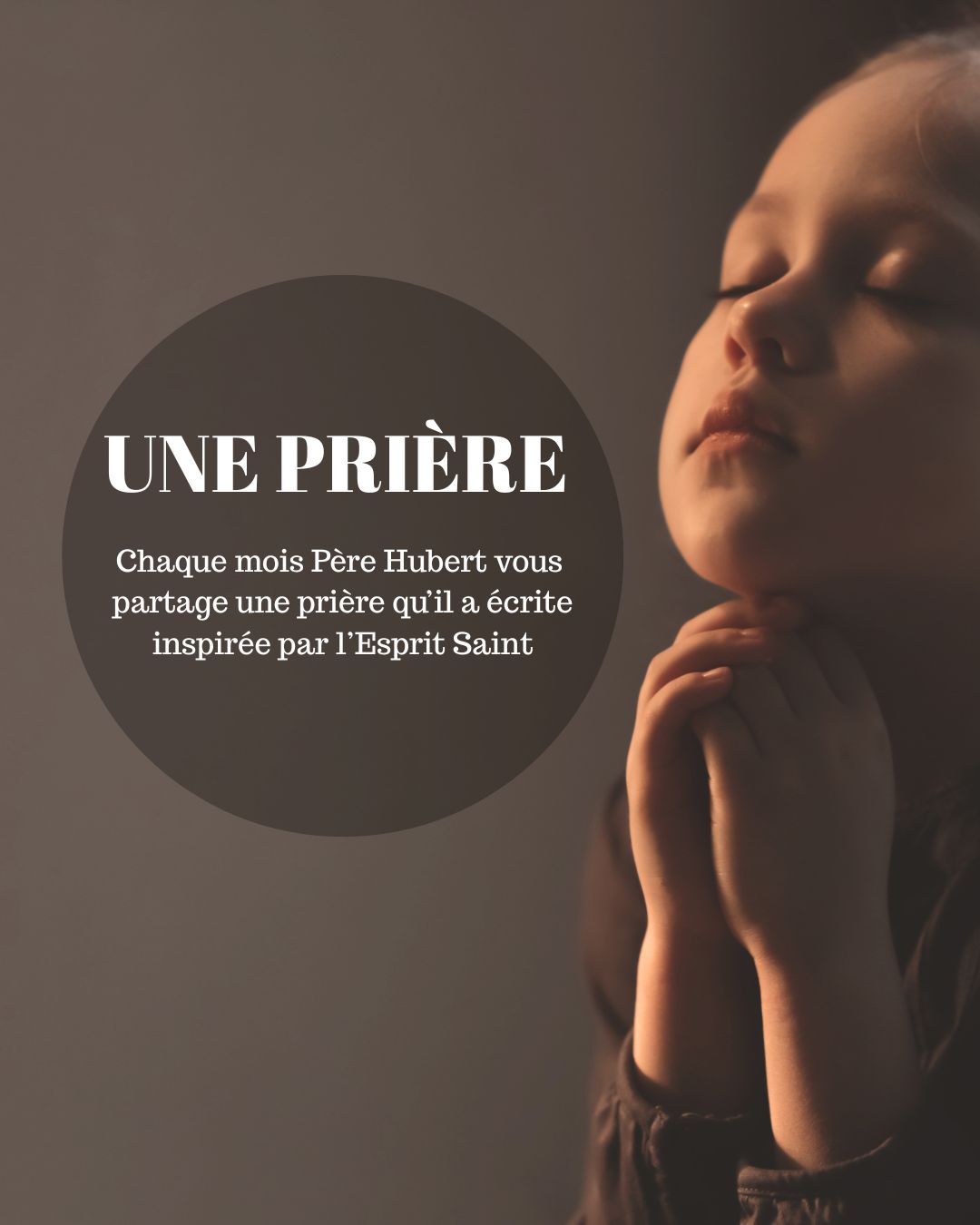 Une prière …