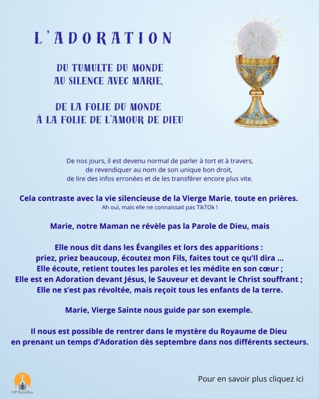 Sous le regard de Marie&nbsp;…